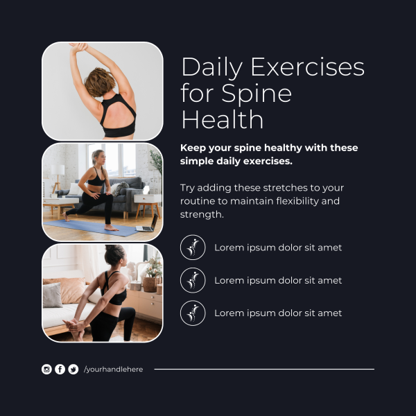 Social media posts - CHIROPRACTIC CARE - Afbeelding 4