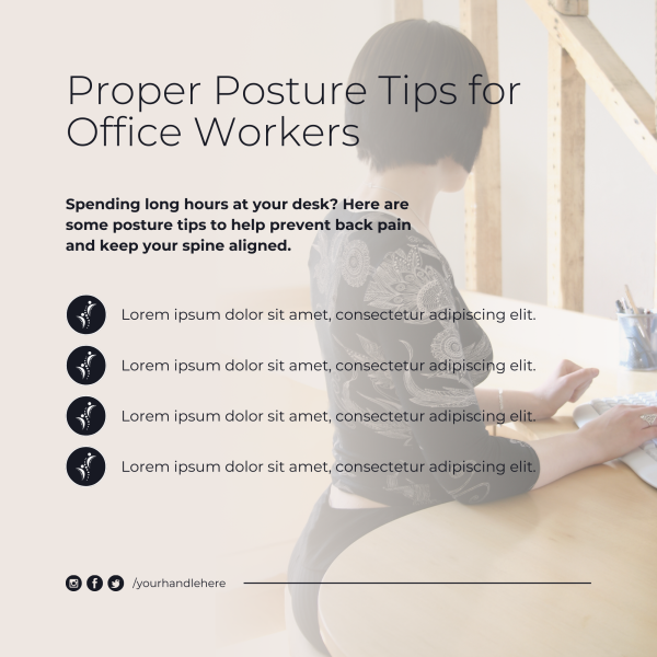 Social media posts - CHIROPRACTIC CARE - Afbeelding 5